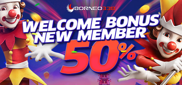 WELCOME BONUS 50%