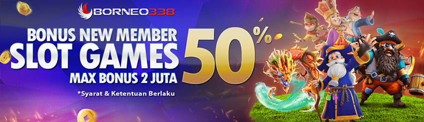 Bonus New Member Slot Games 50%
