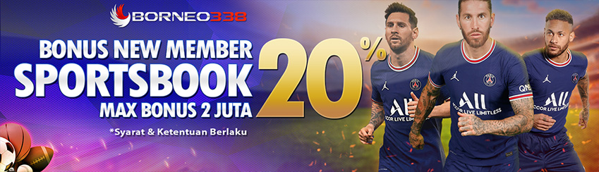 Bonus New Member Sportsbook 20%